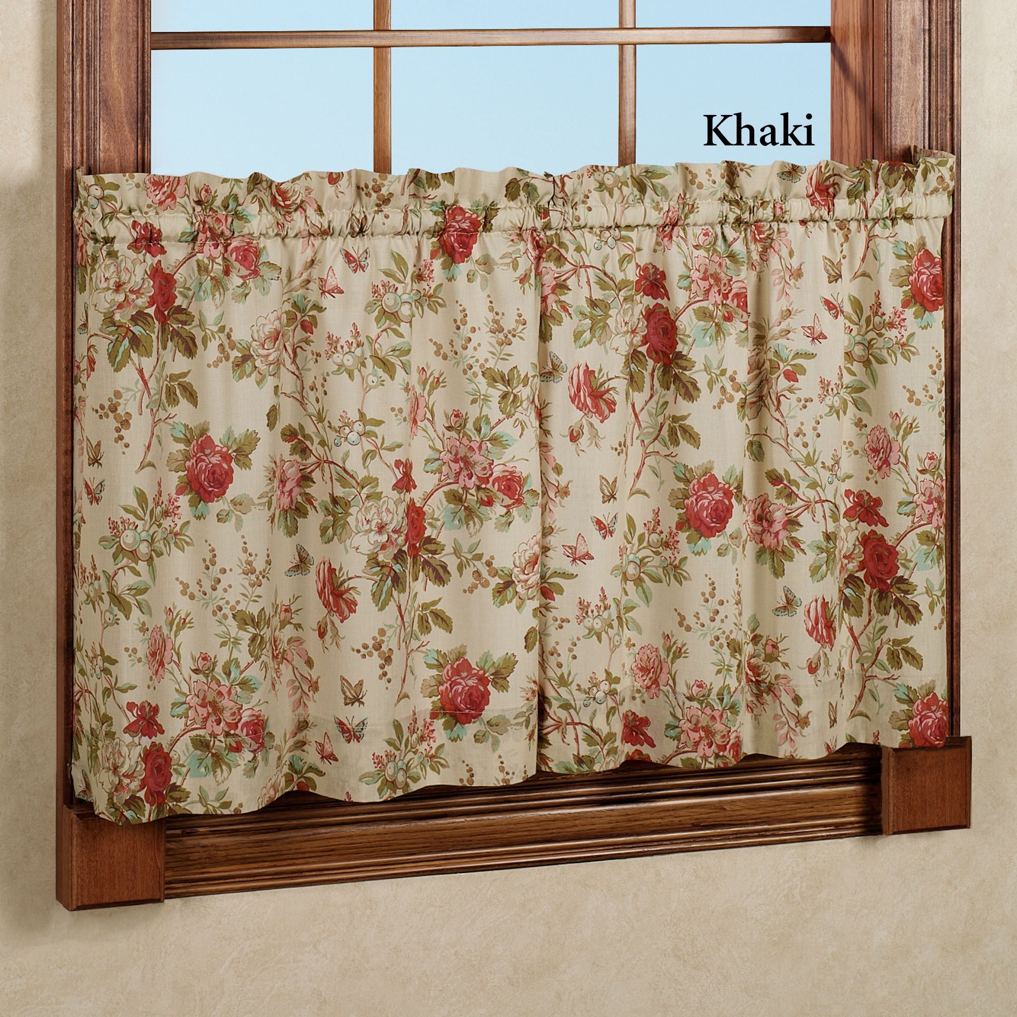 Charlotte Floral Tier Window Treatment