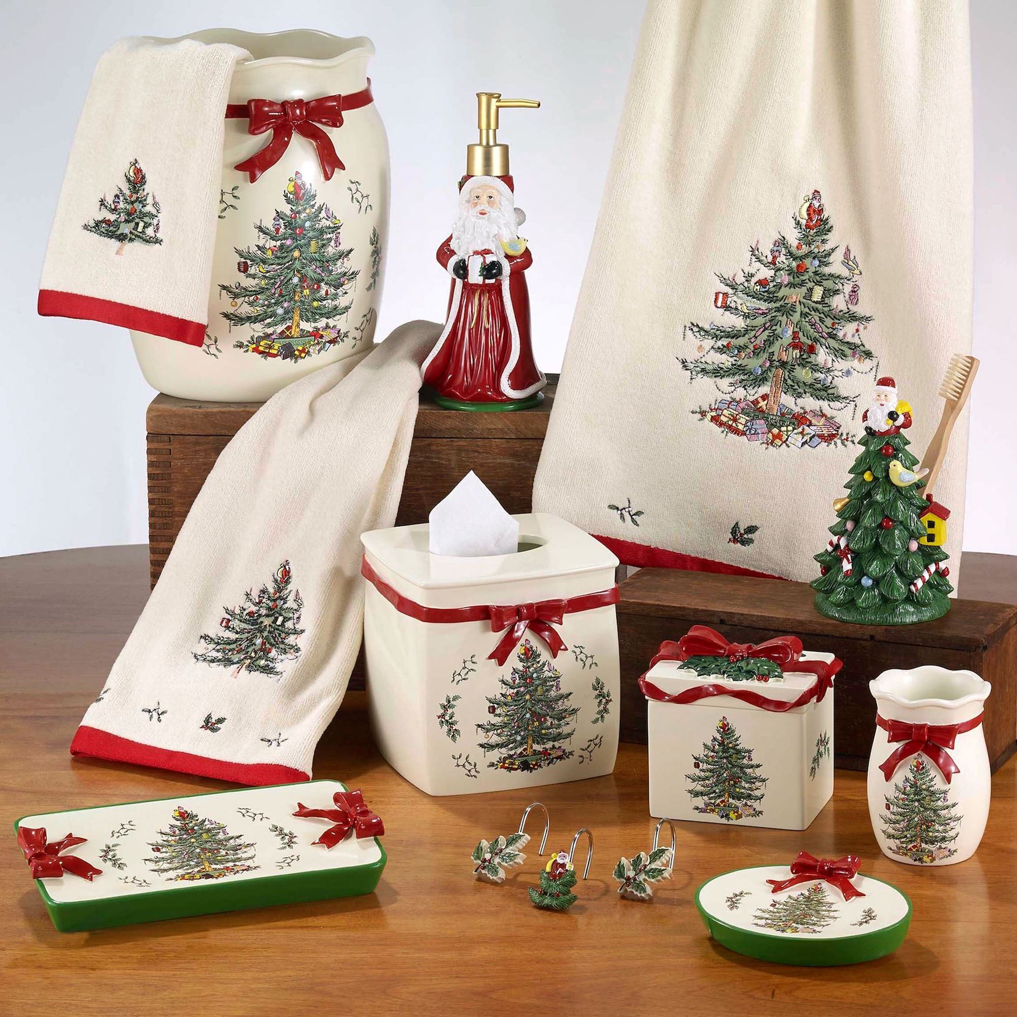 Spode Christmas Bath Accessories Spode Christmas Bath Accessories