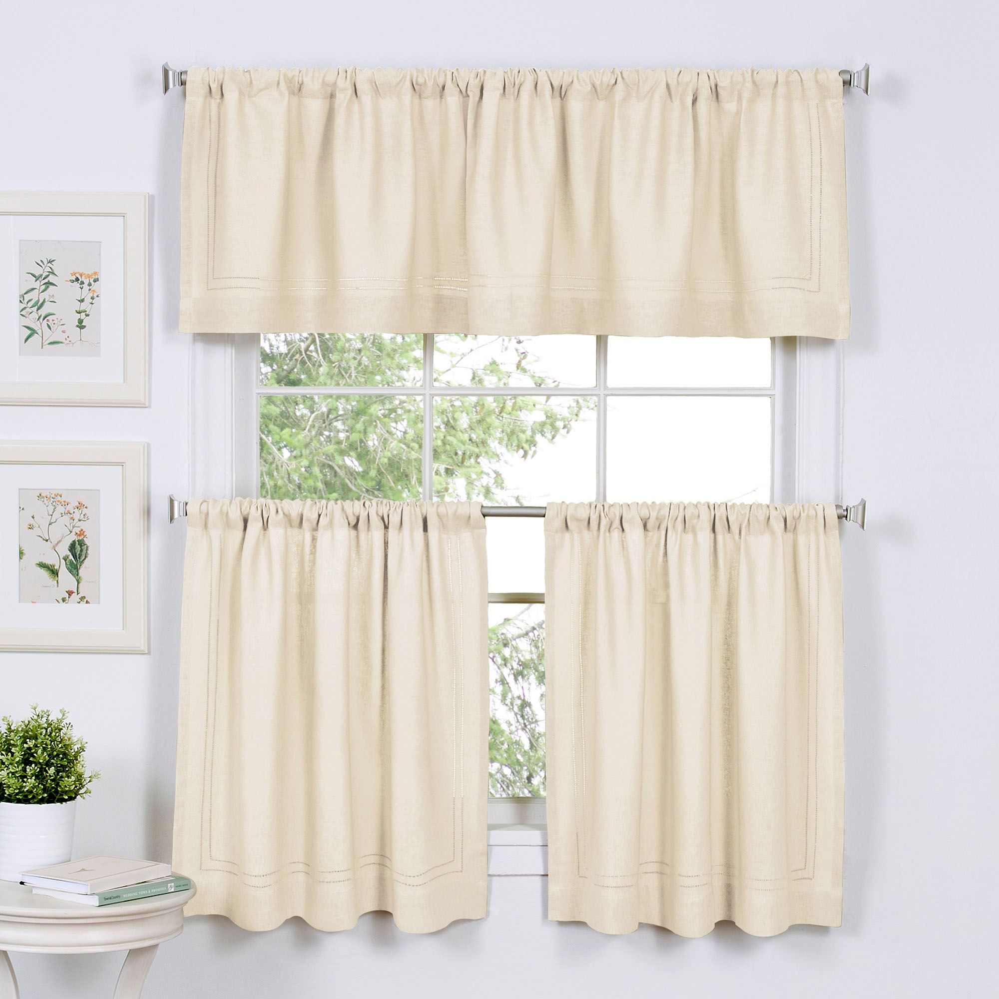 Window Lyn Lynn Woven Tier Window Treatment