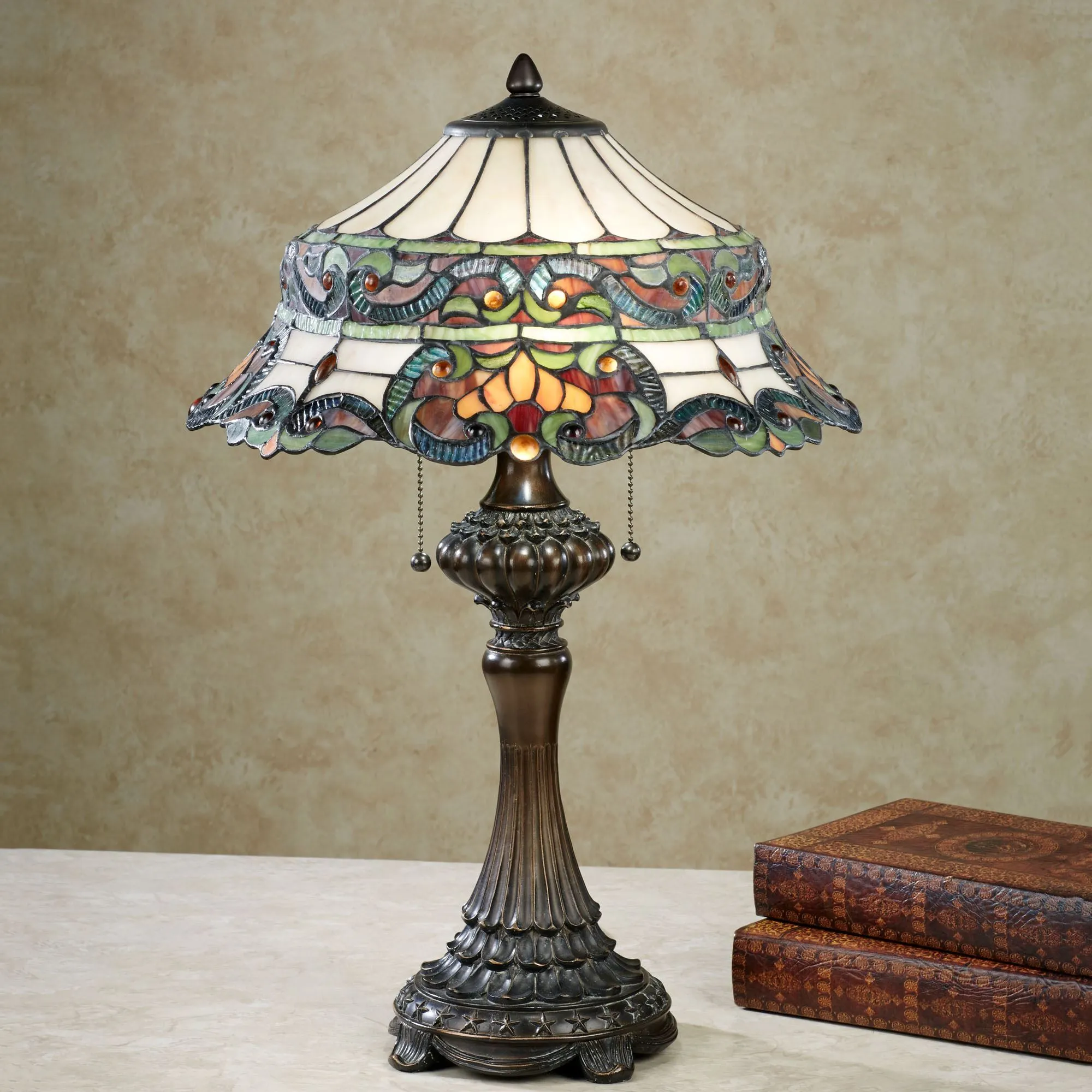 Grace Tiffany Style Stained Glass Table Lamp1