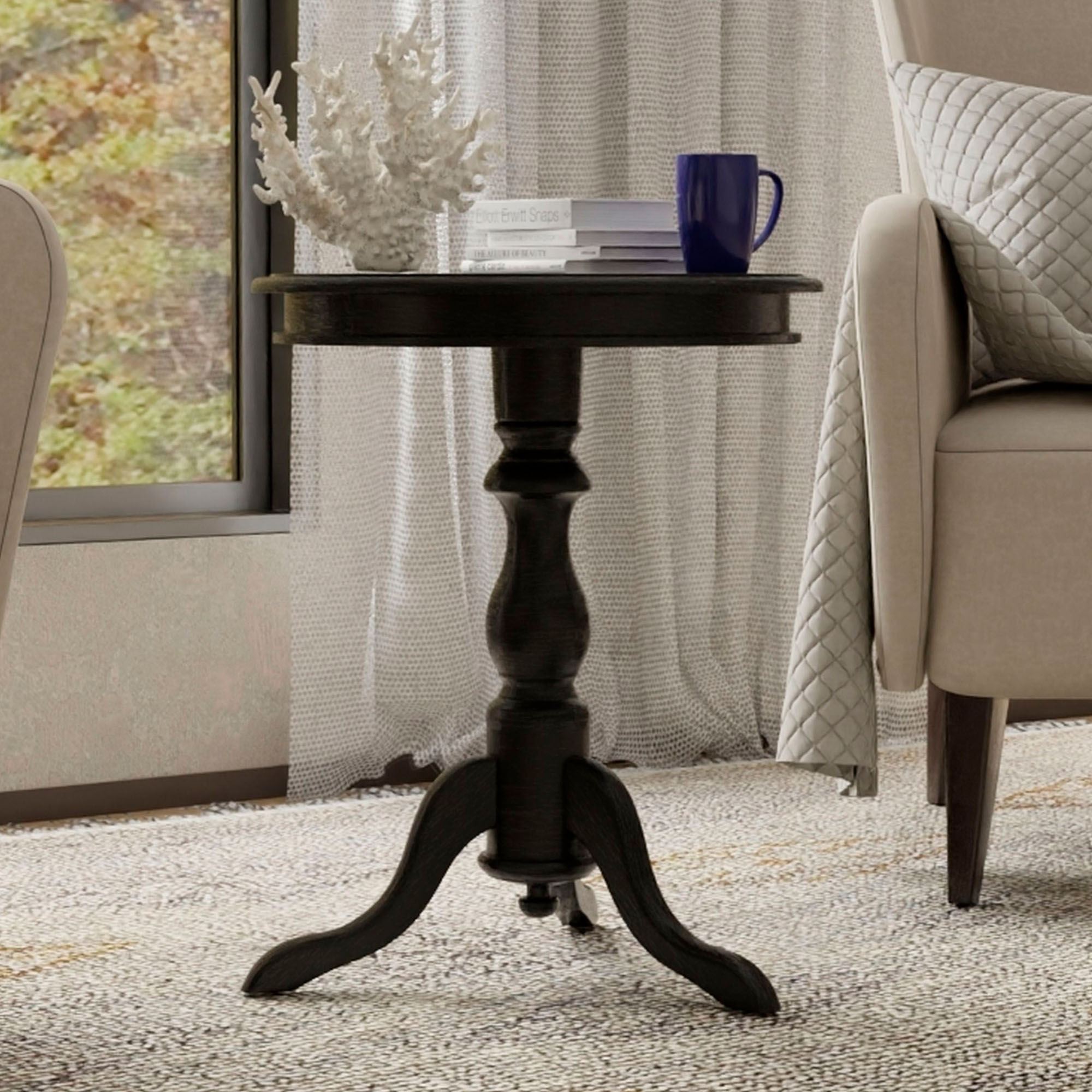 Bishop Accent Table Black