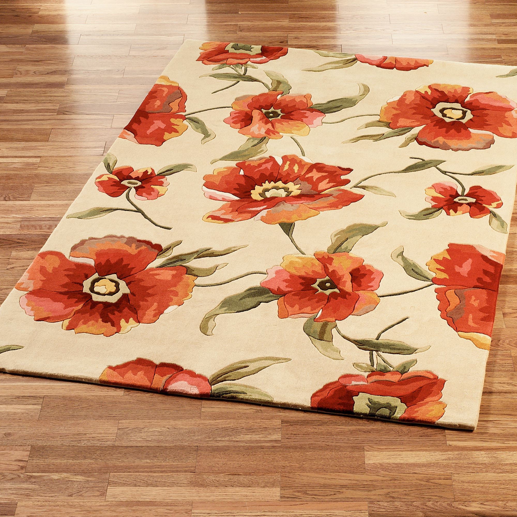 Red Poppy Rug at Lawrence Henry blog