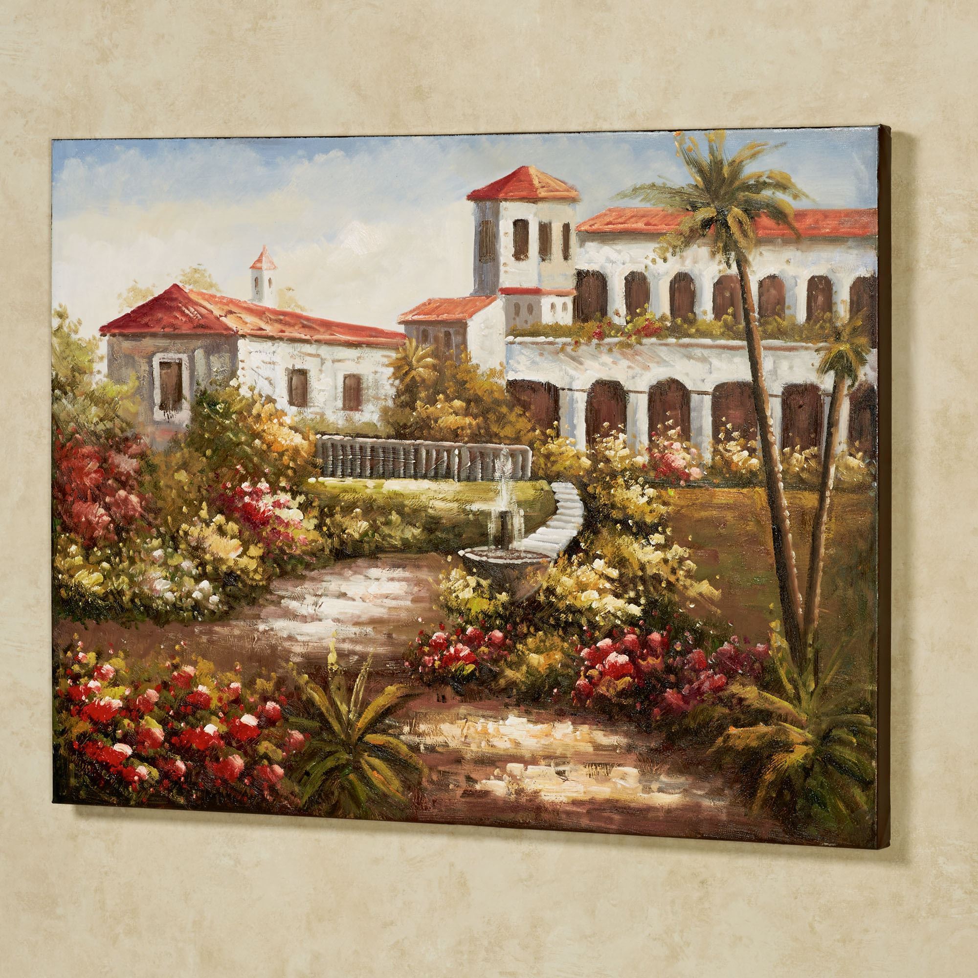 Fontana Mediterranean Canvas Wall Art