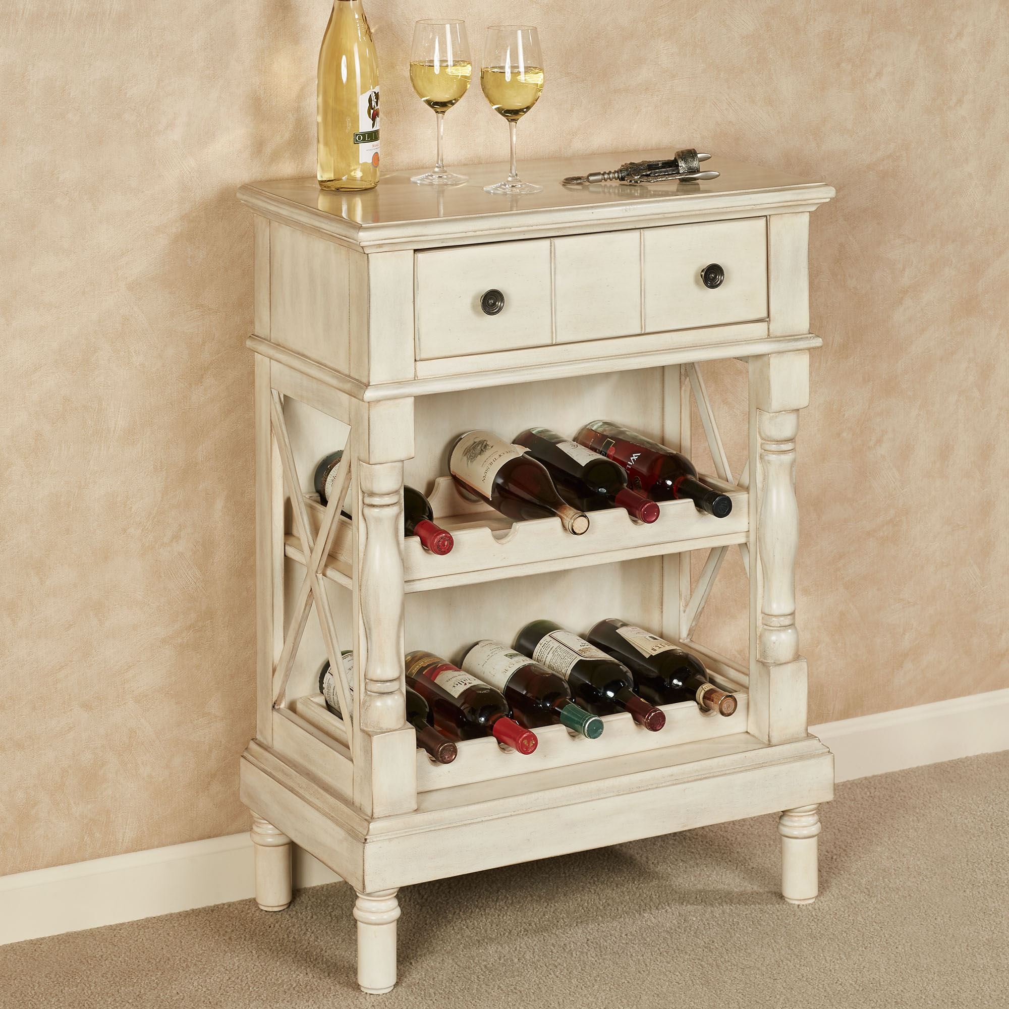 Shelf Wine Cabinetry Modern Farmhouse Wine Storage Display Cabinet