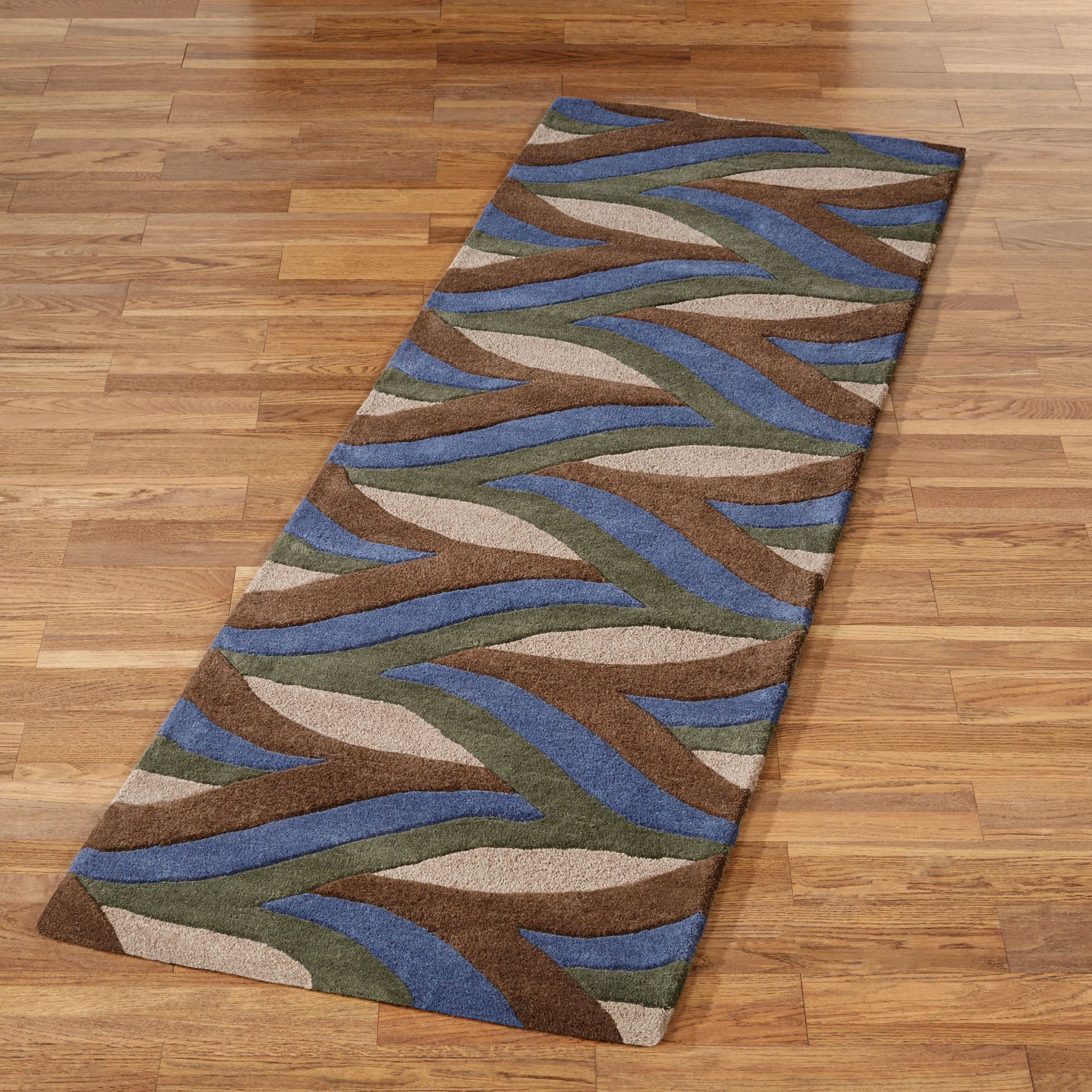 Divergence Indigo Wool Area Rugs