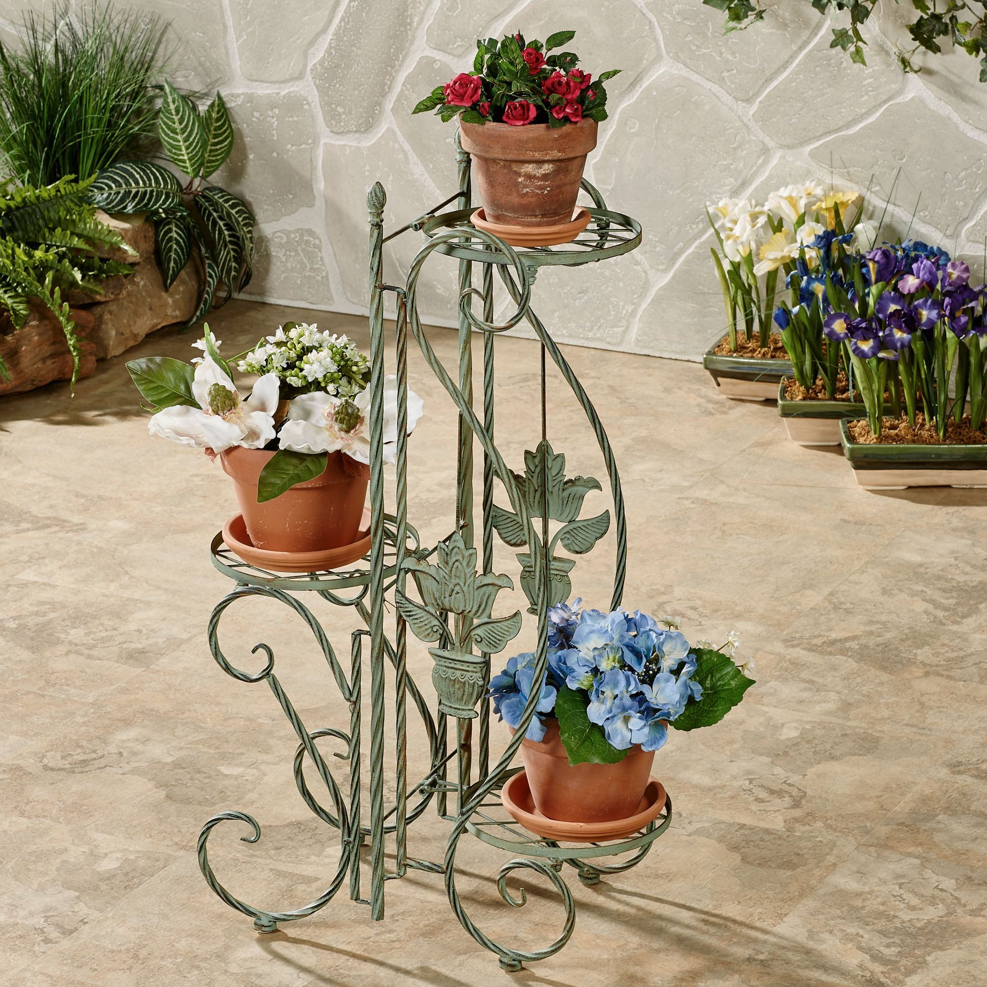 Outdoor Metal Plant Stand Tall Tall Plant Stands Decorative And 