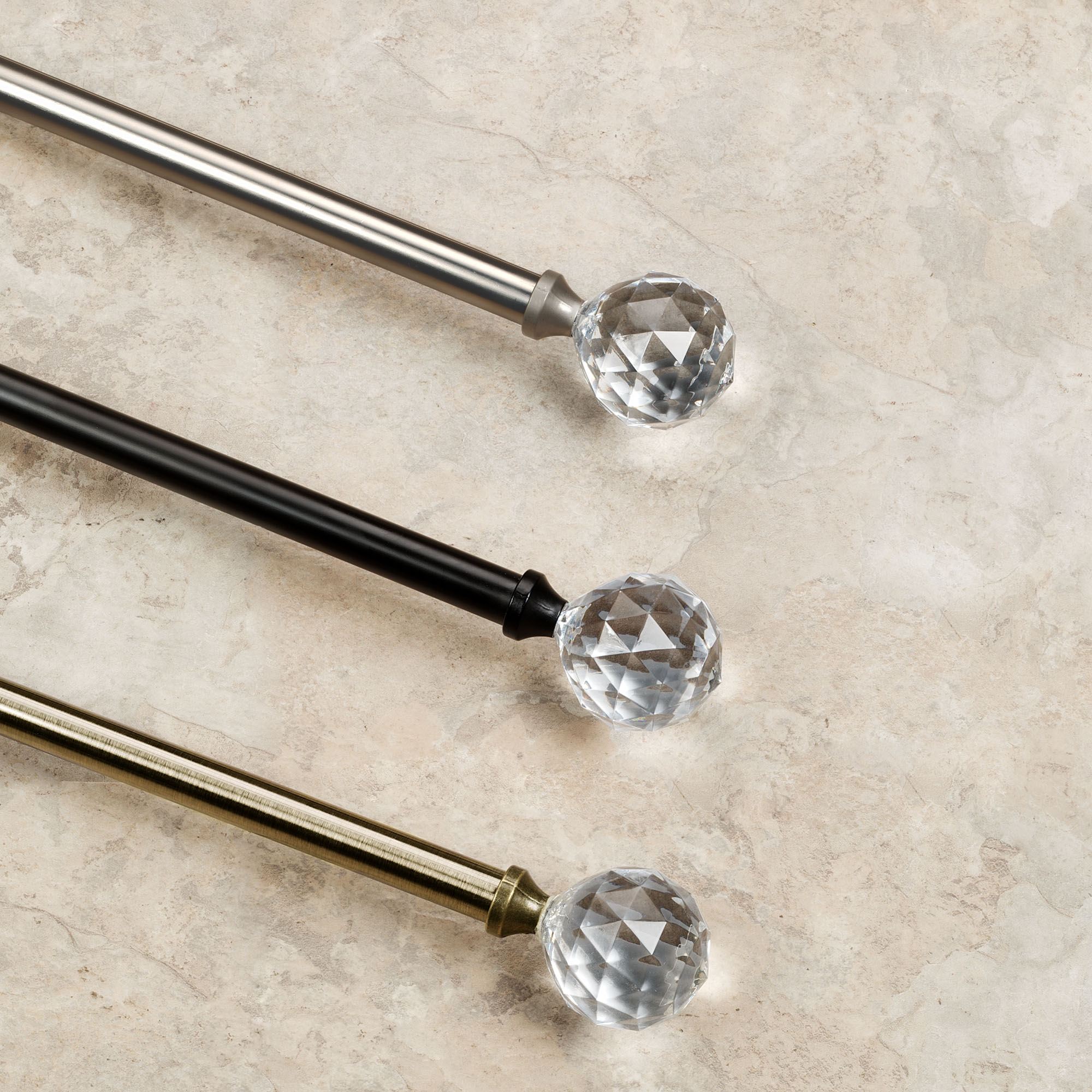 Faceted Decorative Rod Set