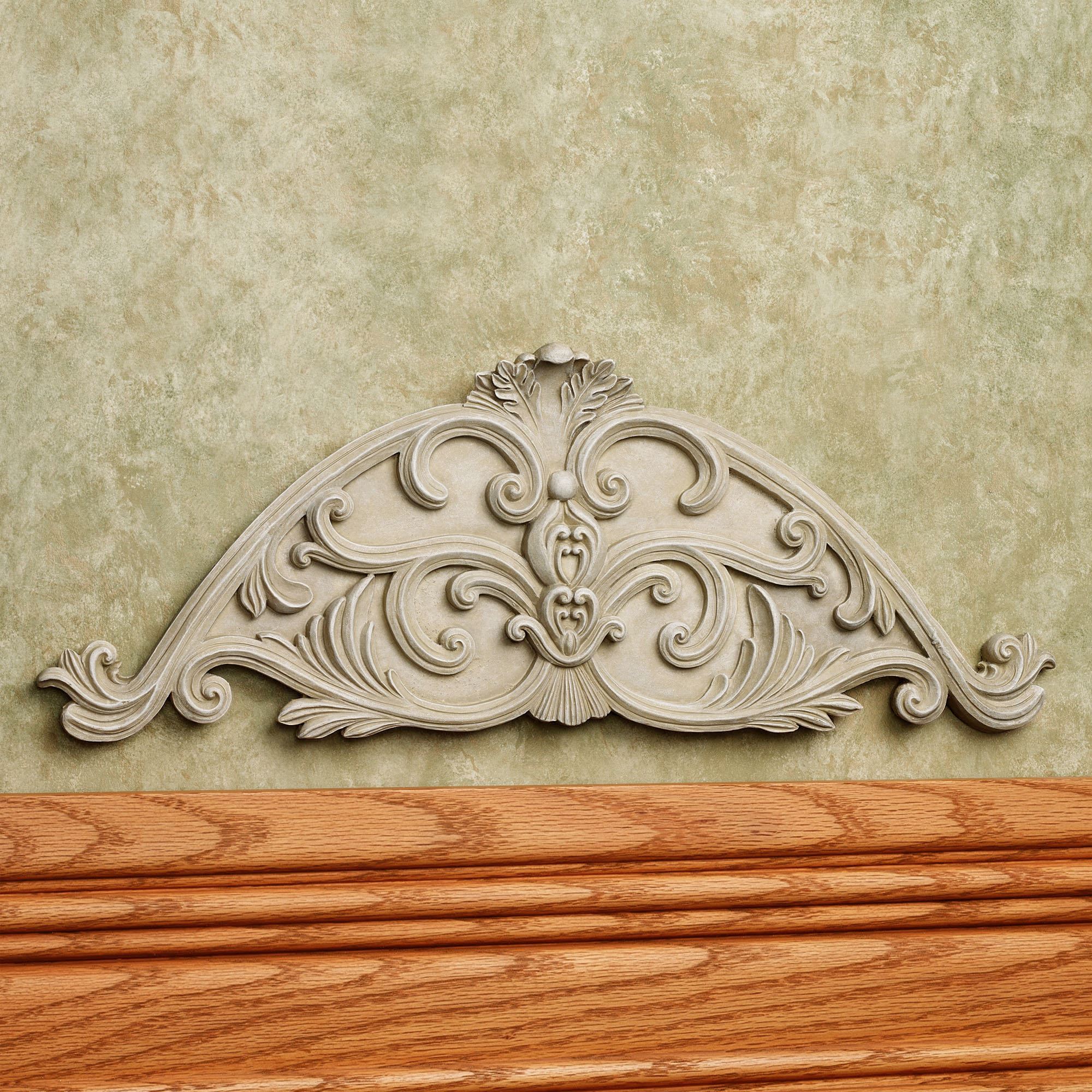 Novara Scroll Decorative Topper Wall Accent