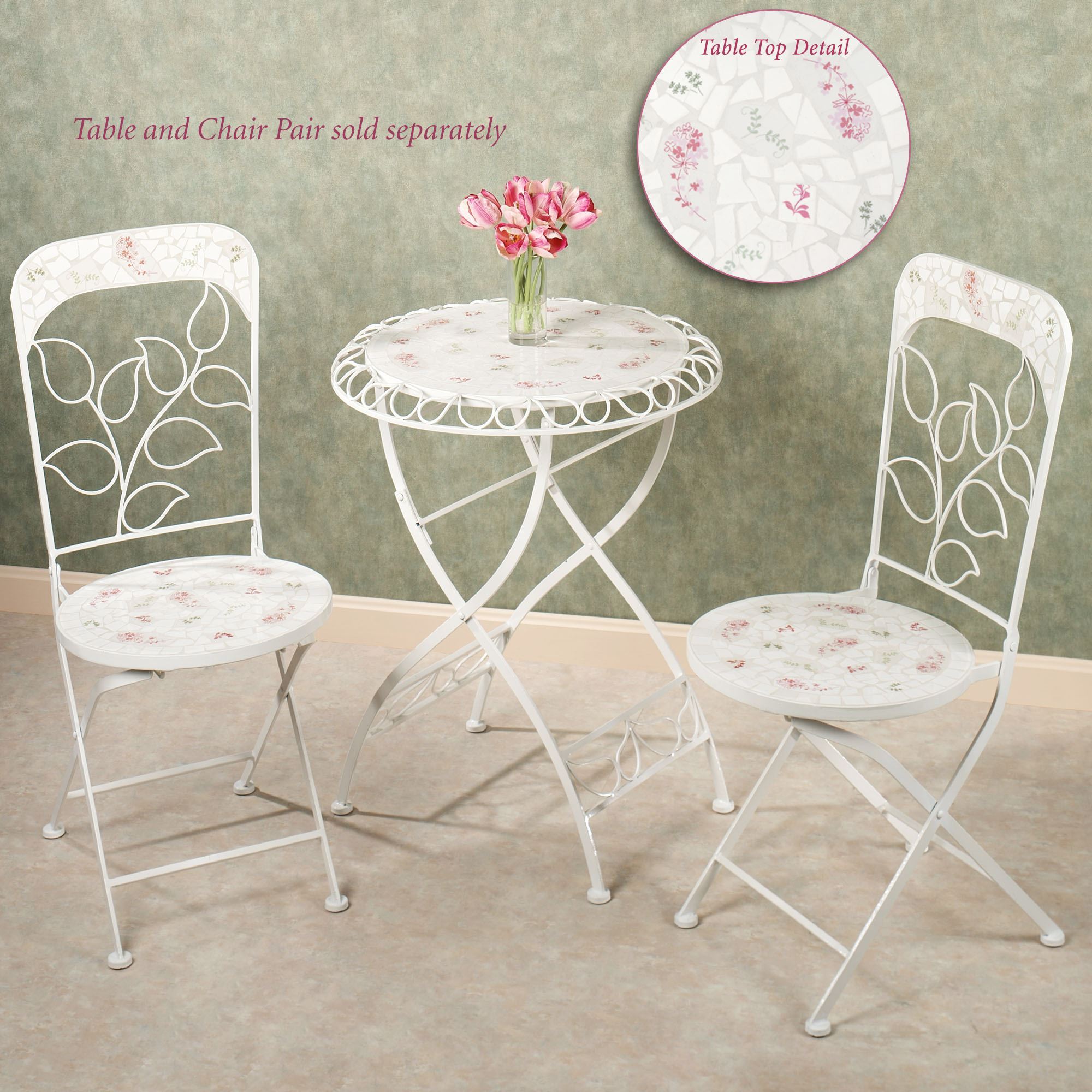 Abigails Garden Indoor Outdoor Metal Bistro Furniture