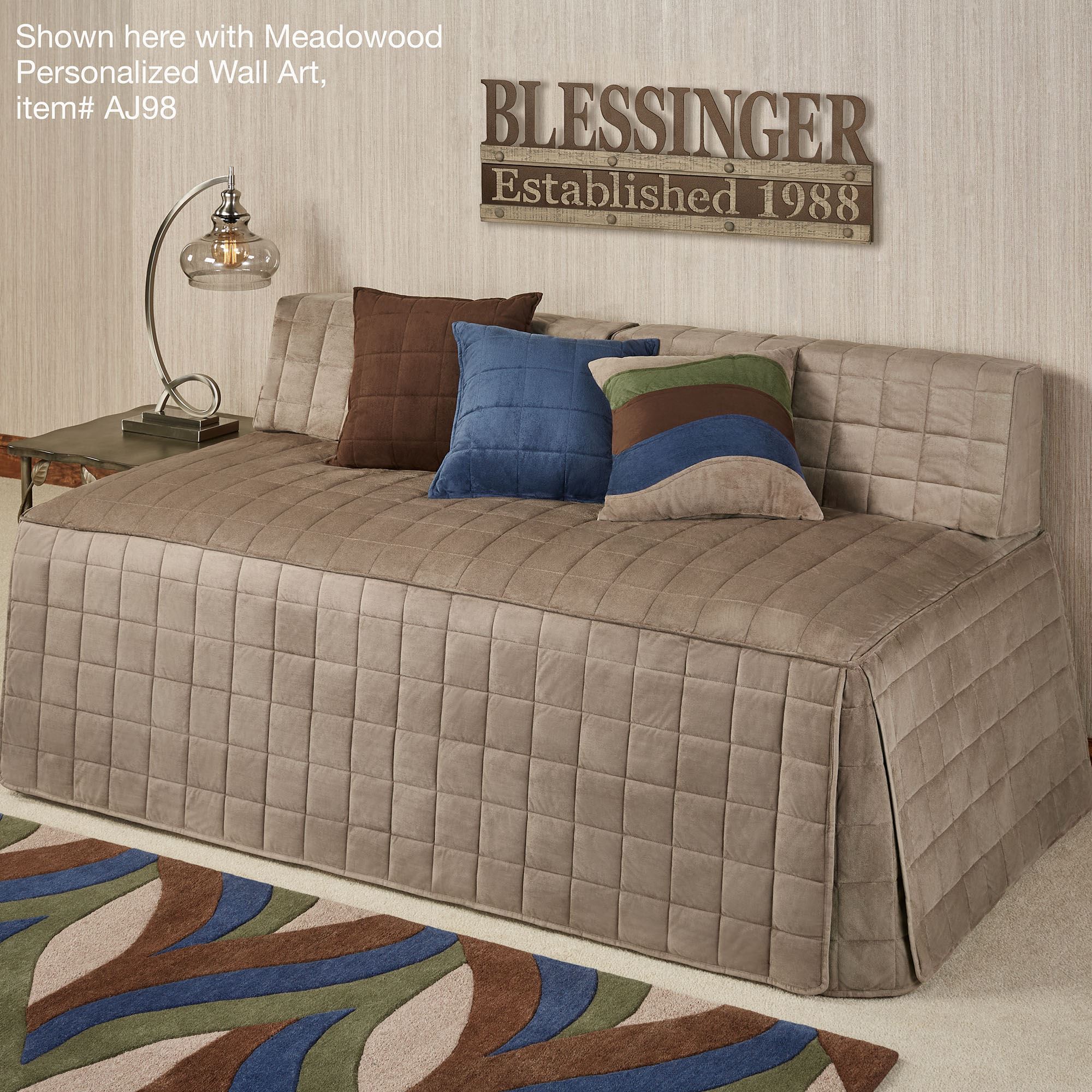 Camden Sand Quilted Hollywood Daybed Cover