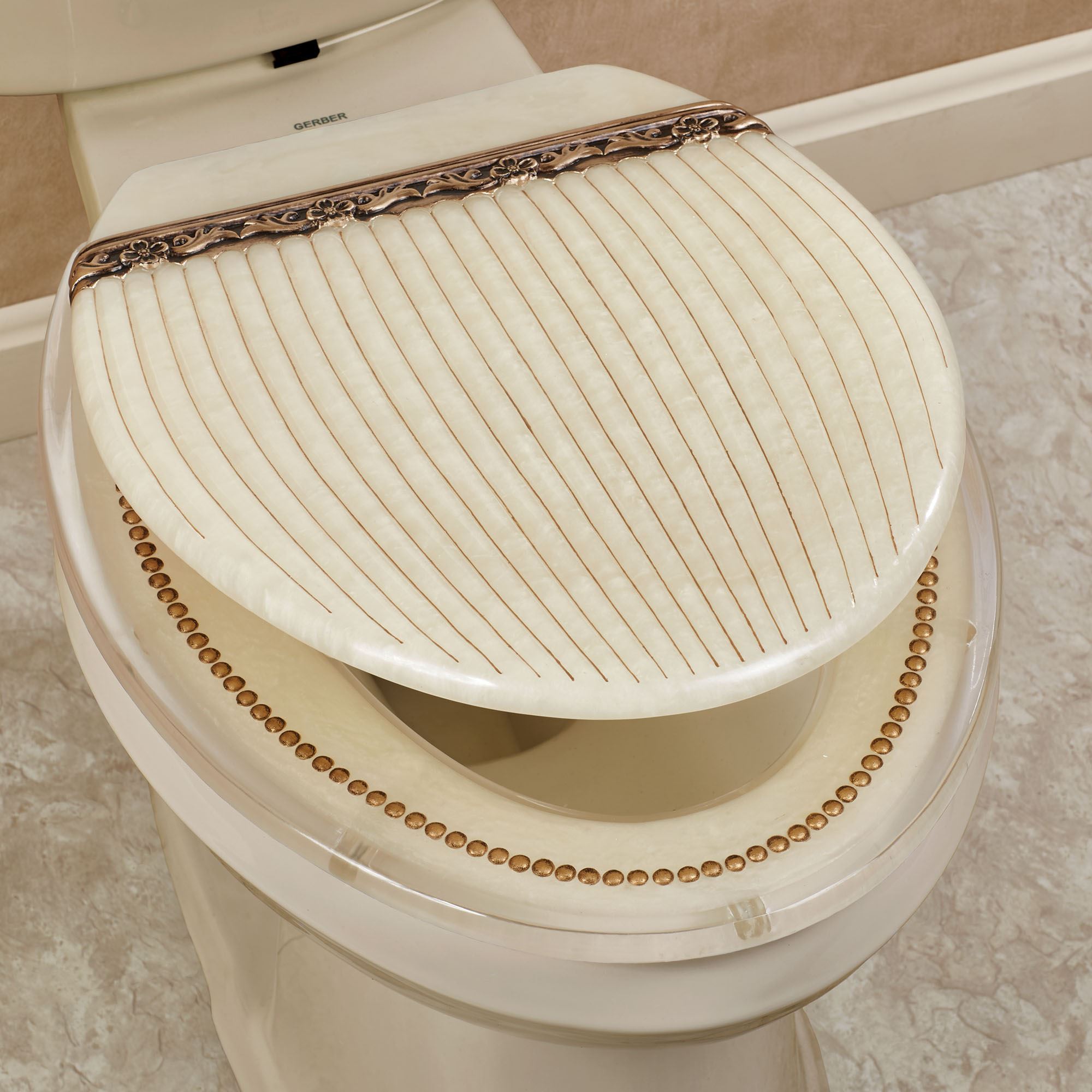Roma Pearlescent Elongated Toilet Seat