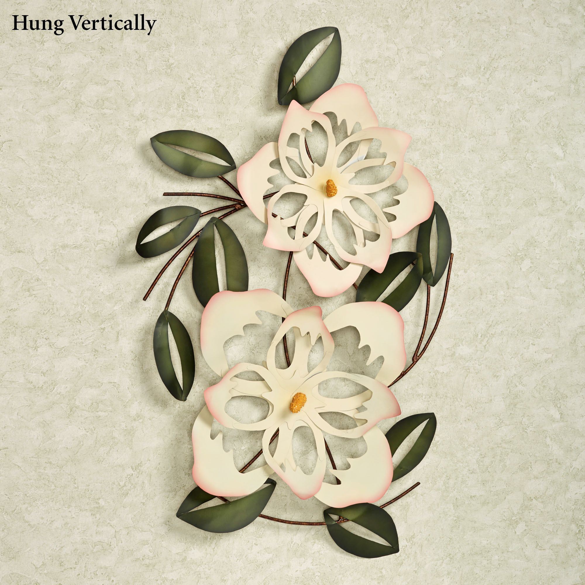 Sweet Magnolia Metal Wall Sculpture