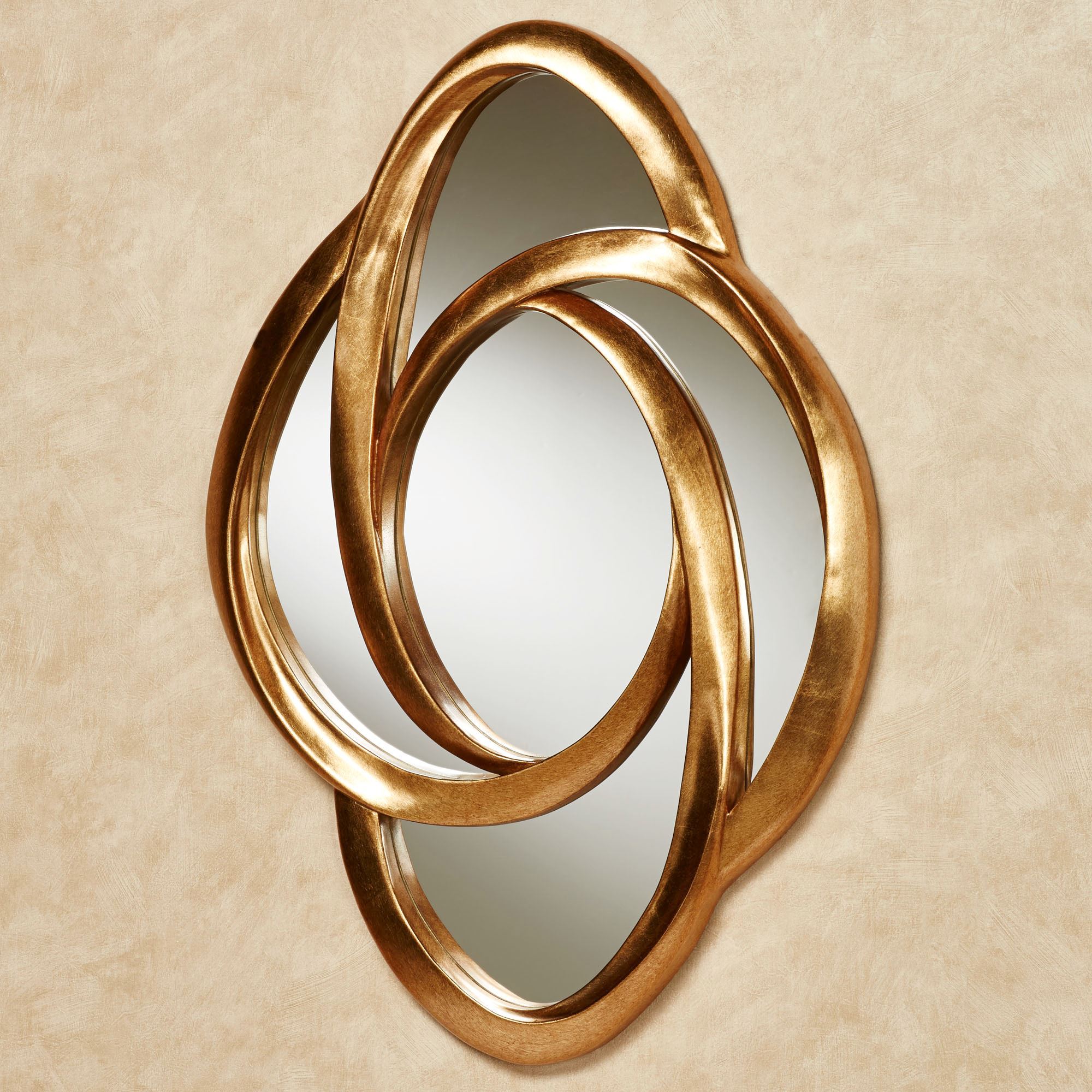 Endless Motion Wall Mirror Gold