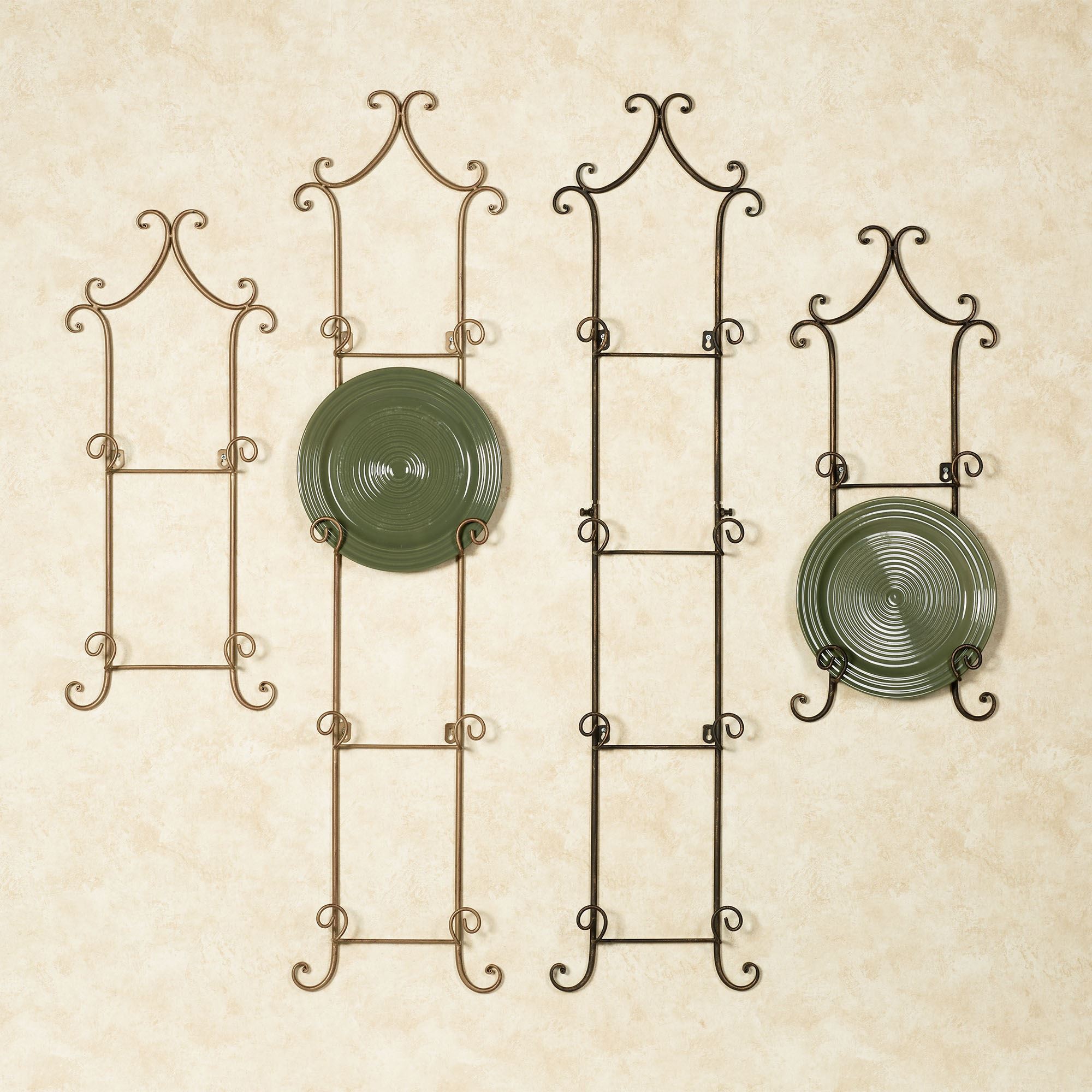 Unique wrought iron plate hangers Regalla Vertical Plate Rack For 9 To 10 Diameter Plates Unique wrought iron plate hangers Regalla Vertical Plate Rack For 9 To 10 Diameter Plates