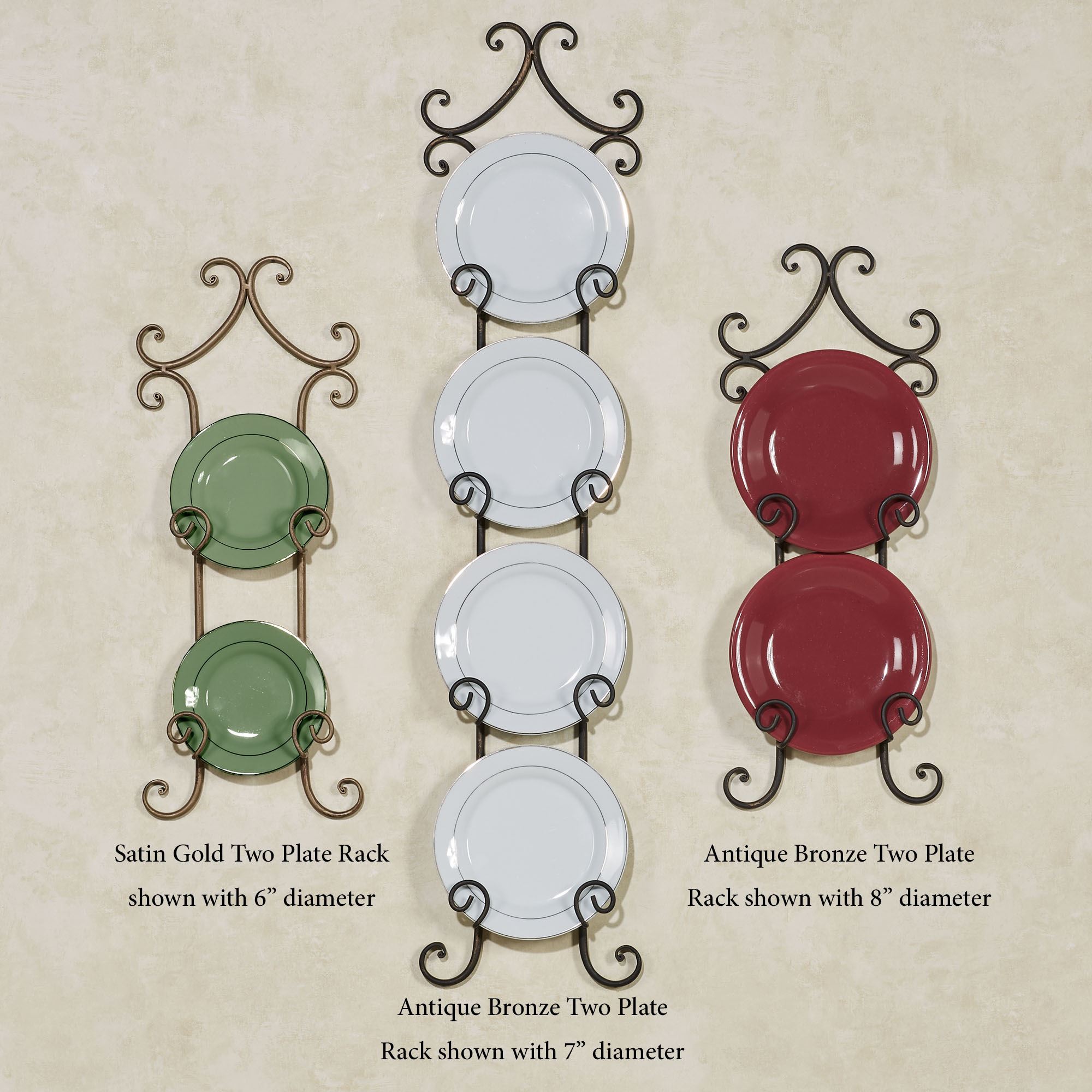Regalla Petite Plate Rack for 6