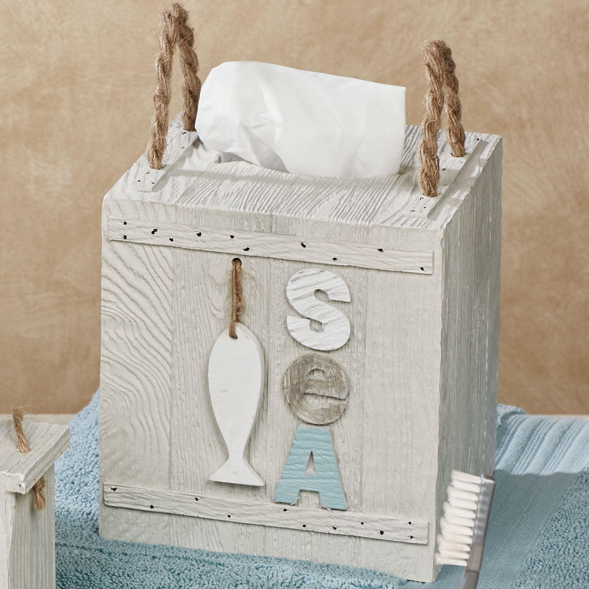 Driftwood Coastal Bath Accessories