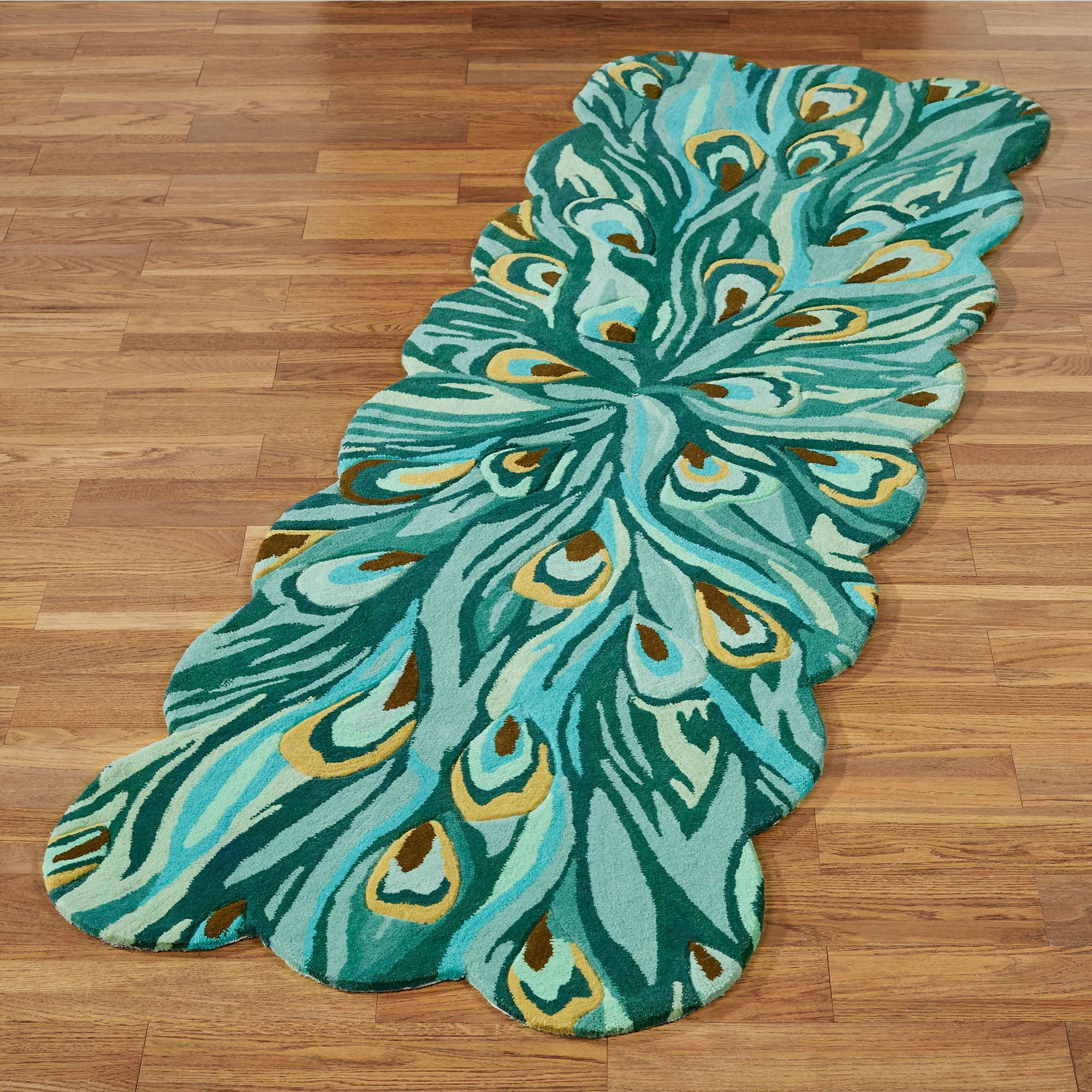 Peacock Runner Rug
