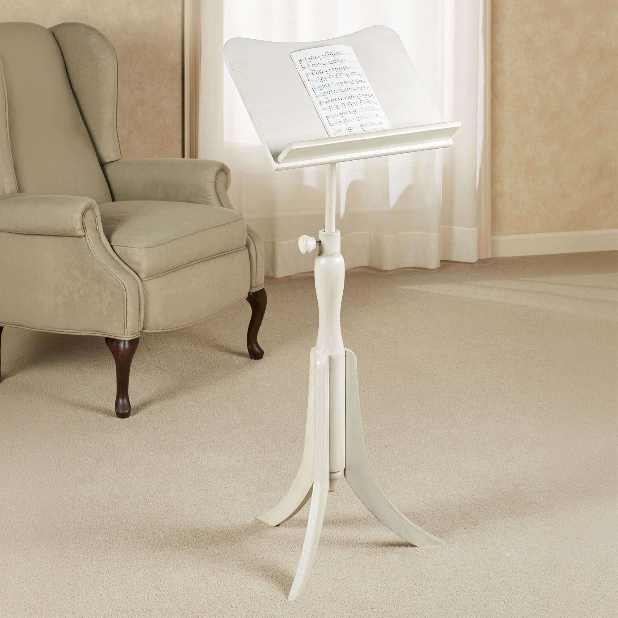 Parke Music Stand Whitewash