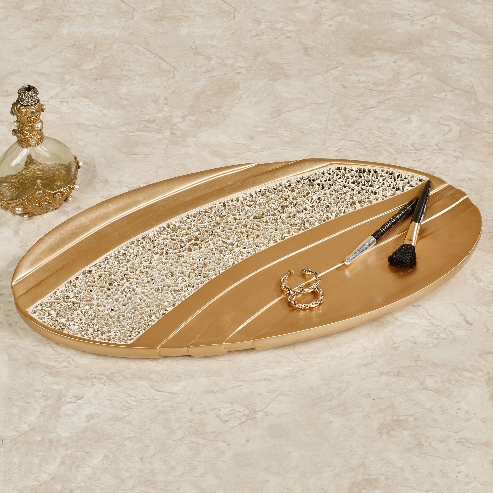 Glamour Mosaic Champagne Gold Vanity Tray glamour-mosaic-champagne-gold-vanity-tray