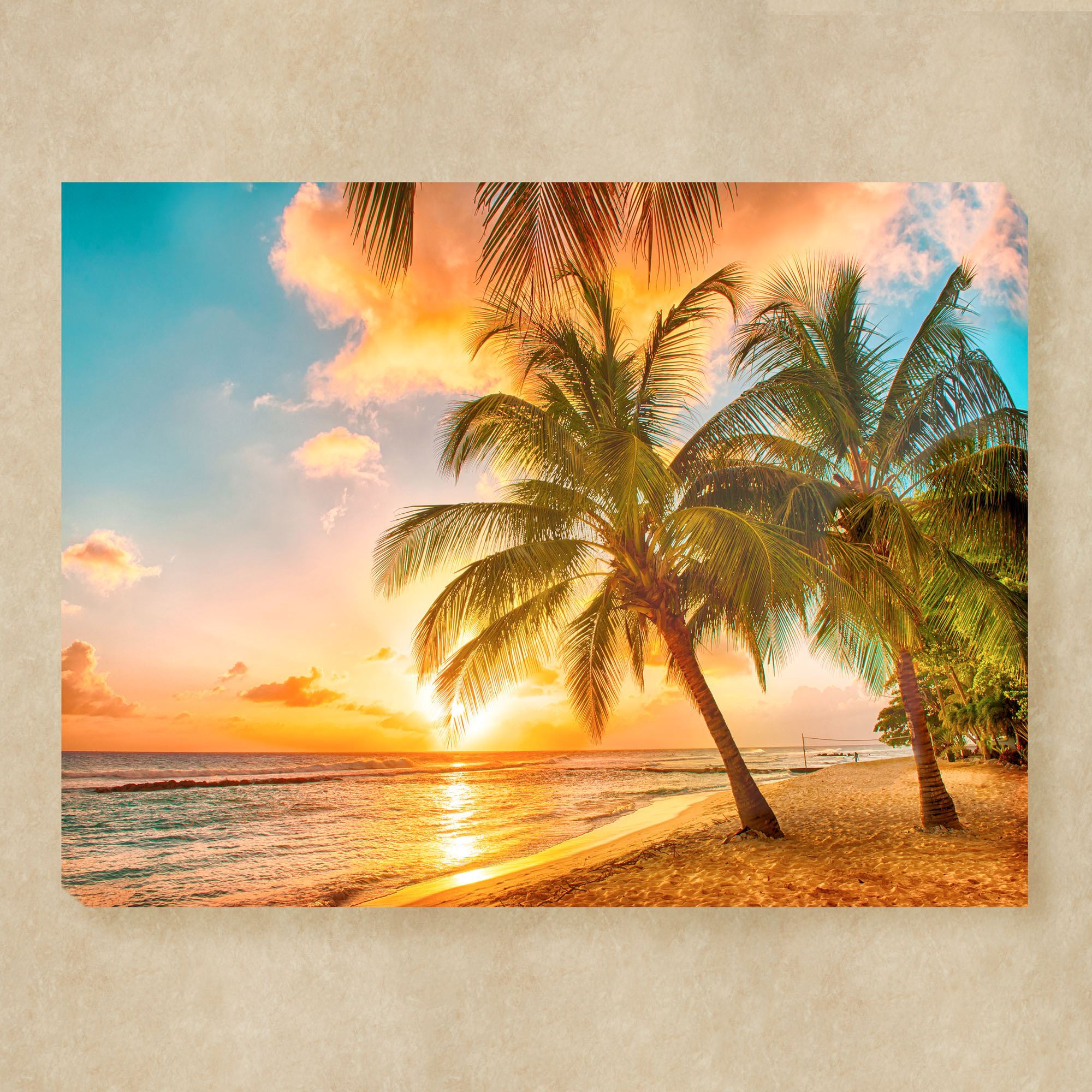 Setting Sun Tropical Beach Indoor Outdoor Canvas Wall Art setting-sun-tropical-beach-indoor-outdoor-canvas-wall-art