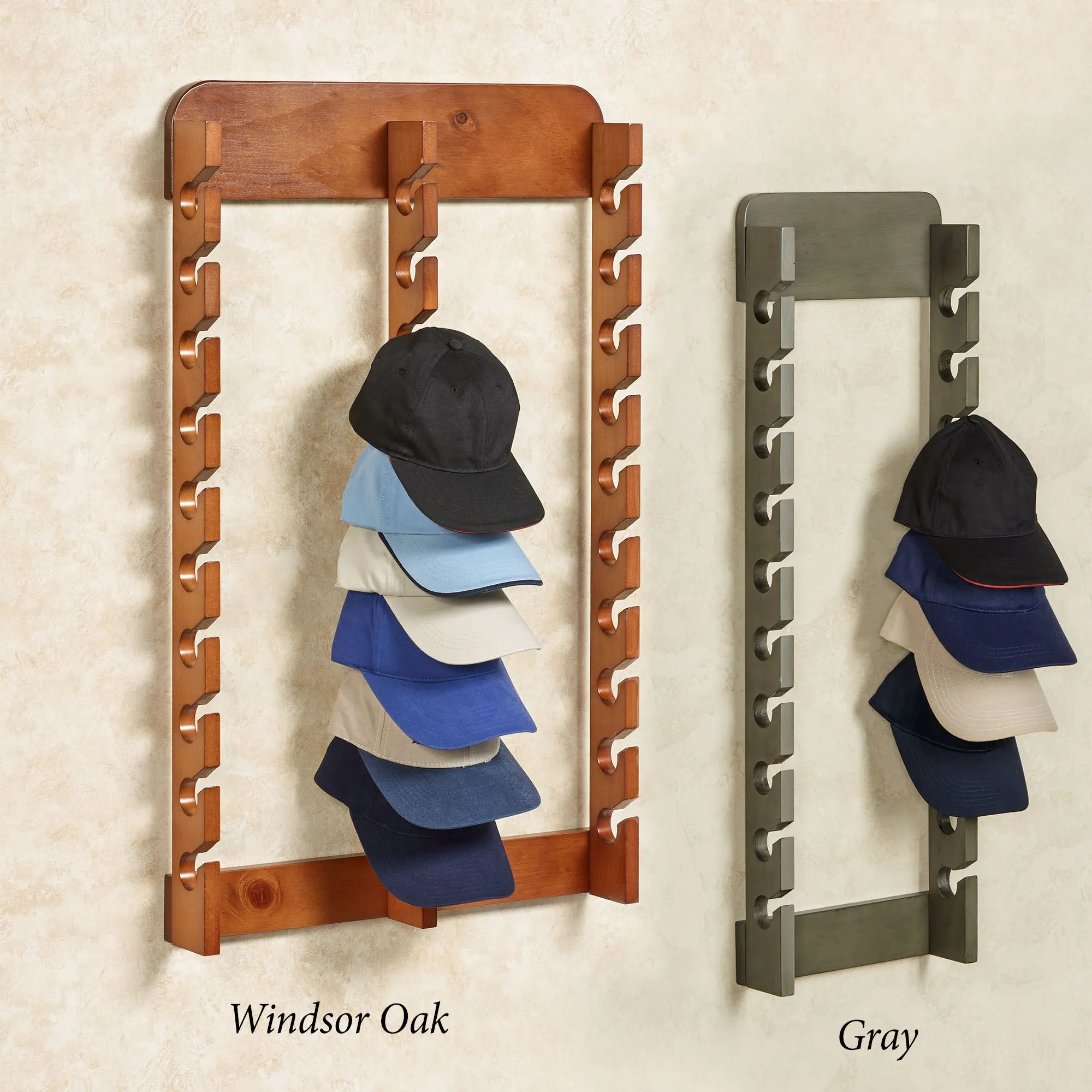 Hat Holder Baseball Cap Organizer Hat Wall Mount (holds Up To 20