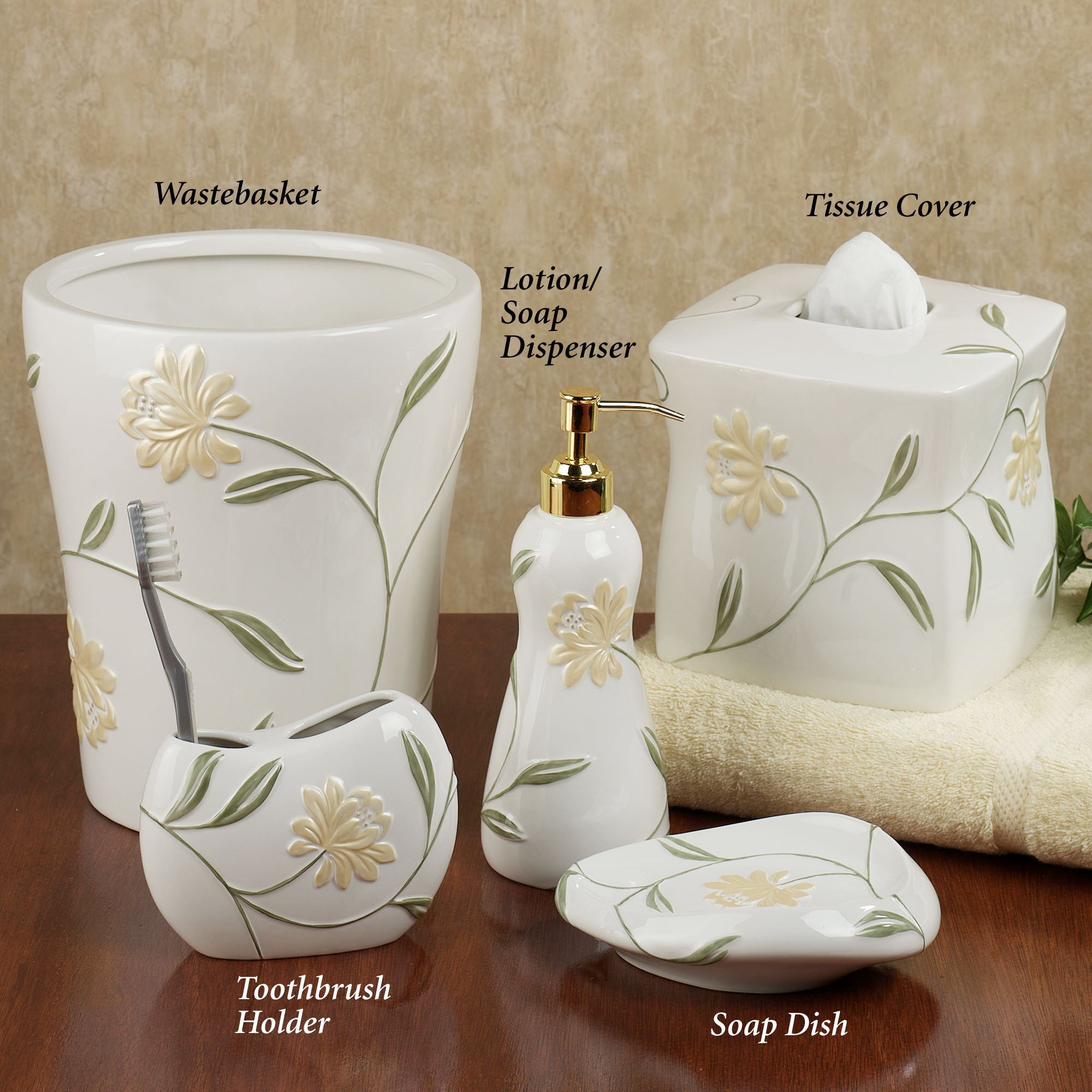 Penelope Bath Accessories By Croscill