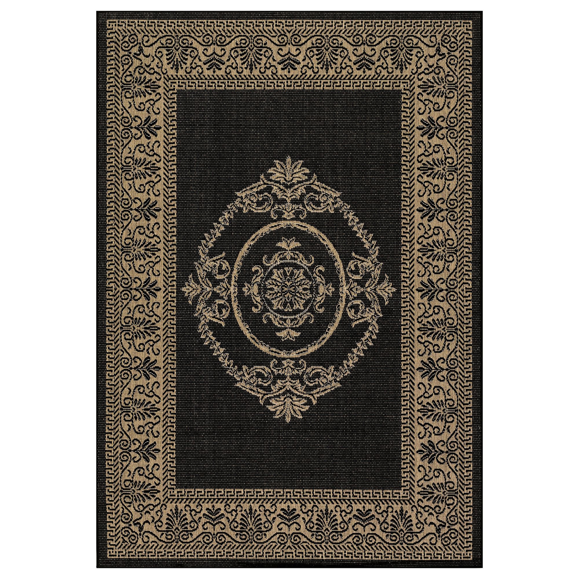 Antique Medallion Indoor Outdoor Area Rugs