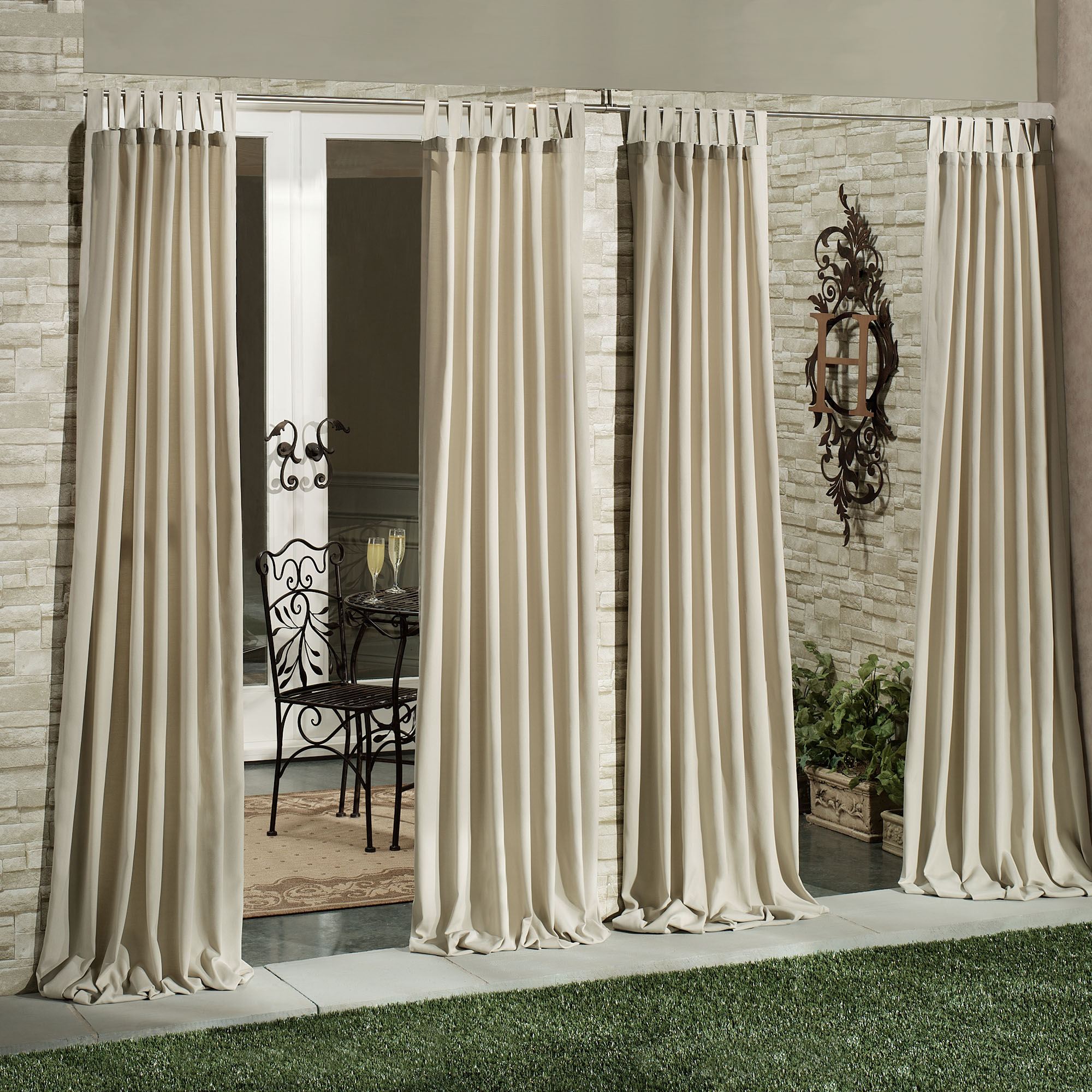 Matine Indoor Outdoor Tab Top Curtain Panel